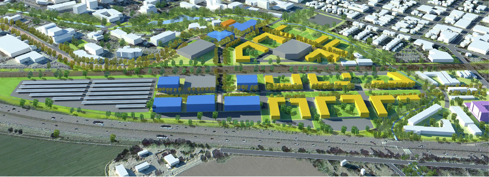 Pinto and Partners UC Davis Innovation District 3-D Land Use Model