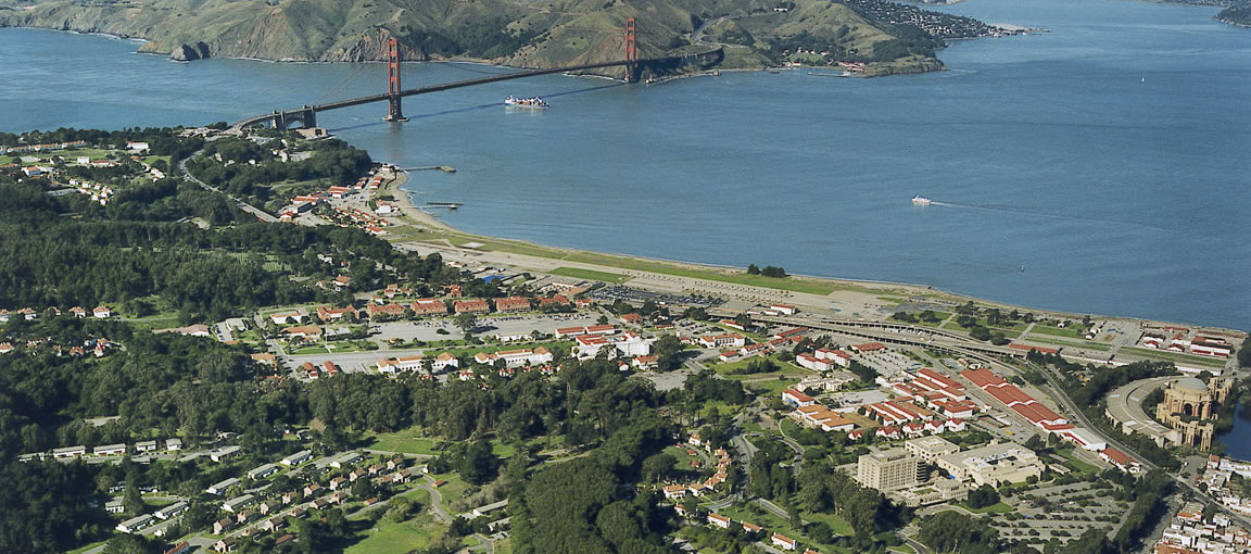Pinto and Partners Presidio of San Francisco Aerial View